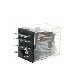 GUMMMY 5Pcs Intermediate Relay HH54P MY4NJ Coil General DPDT Mini Electromagnetic Relay Switch with LED 14 Pins AC 110V 220V DC 12V 24V (Color