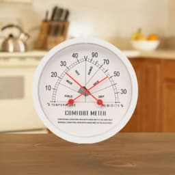 Indoor Purpose Pointer Type Temperature Humidity Meter Wall Mounted Upright