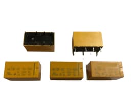 Coil DPDT 8 Pin 2NO 2NC Mini Power Relays PCB Type HUI KE HK19F HK19F-DC5V-SHG 10Pcs(24V)