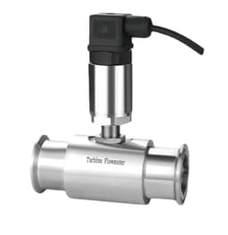 304 Stainless Steel Turbine Flow Meter Liquid Flow Sensor Inline Pipeline Water Flow Transmitter 4-20mA Output