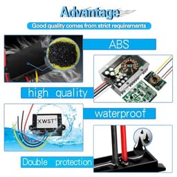 Converter 20-90v 60v 72v to 12v Converter Step Down 1A 3A 5A 10A 16A 20A 12v Voltage Regulator for Car Device(1A)