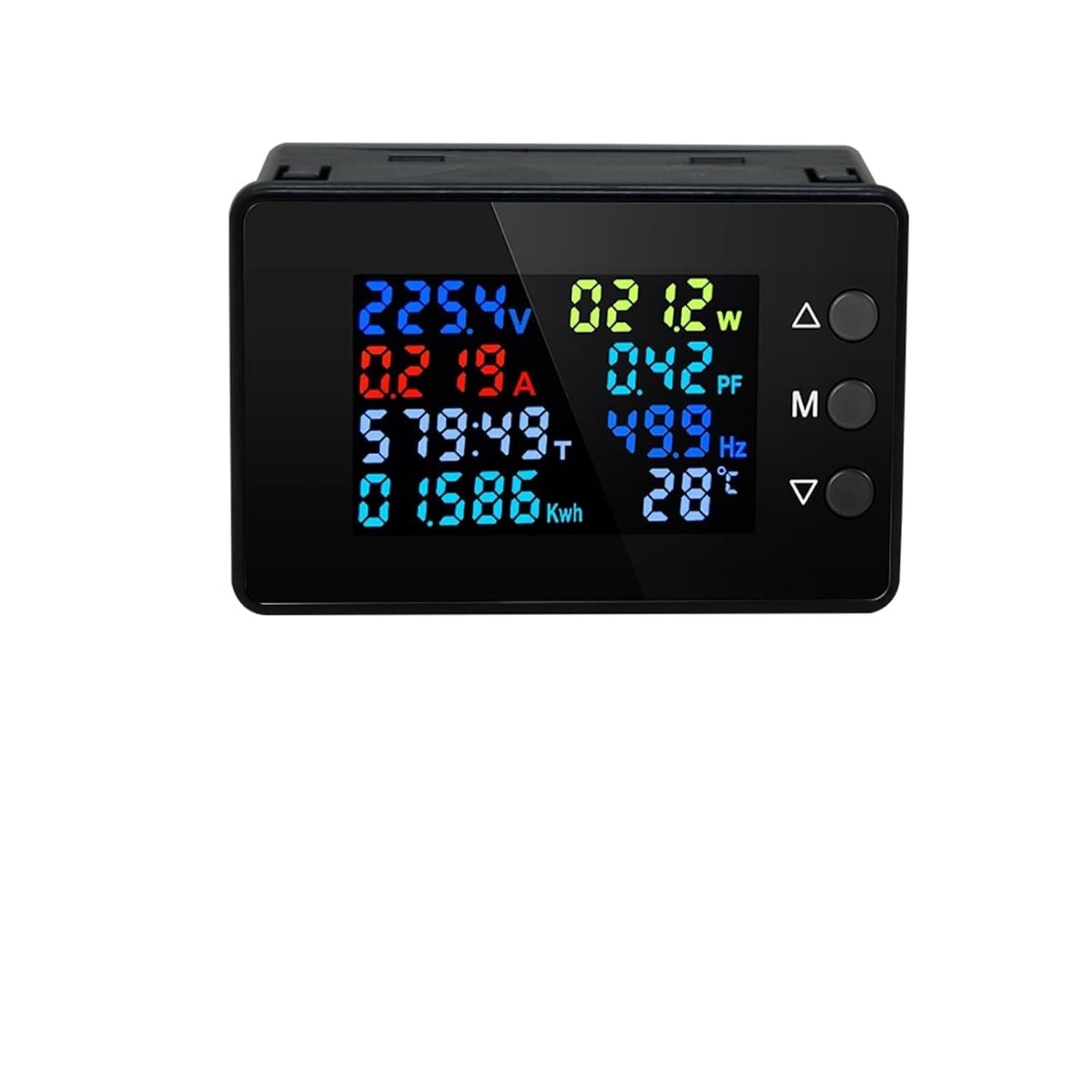 Wattmeter Power Meter Voltmeter AC 50-300V Voltage 50-60HZ Analyzers LED Electricity 0-20/100A Detector(20A)