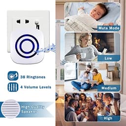 Motion Sensor Alarm - 100m Long Distance Wireless Driveway Alarm