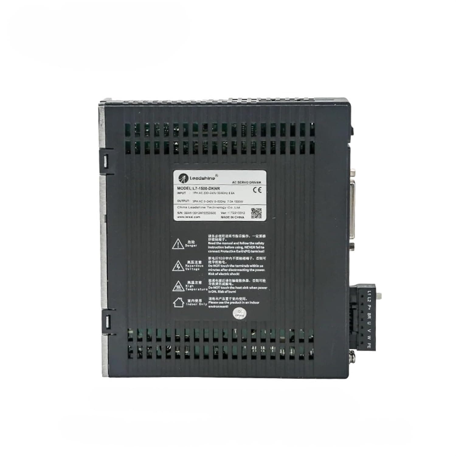 1500W 220V 9.5A AC Servo Driver L7-1500+ Motor ACM13015H2 17 Bit Brake Resistance