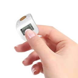 Rechargeable Digital Finger Counter with Ring, 6-digit Luminous Display