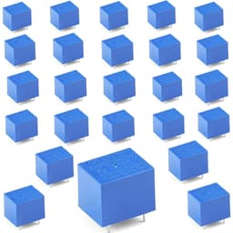 JQC3F T73 DC 12V Coil 5 Pins Mini SPST Power Relay PCB Type 25PCS
