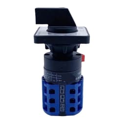 LW26-20S Series 22mm Single Hole Installation Rotary Cam Switch 20A Changeover Selector YMW26(Plate S1,3P)