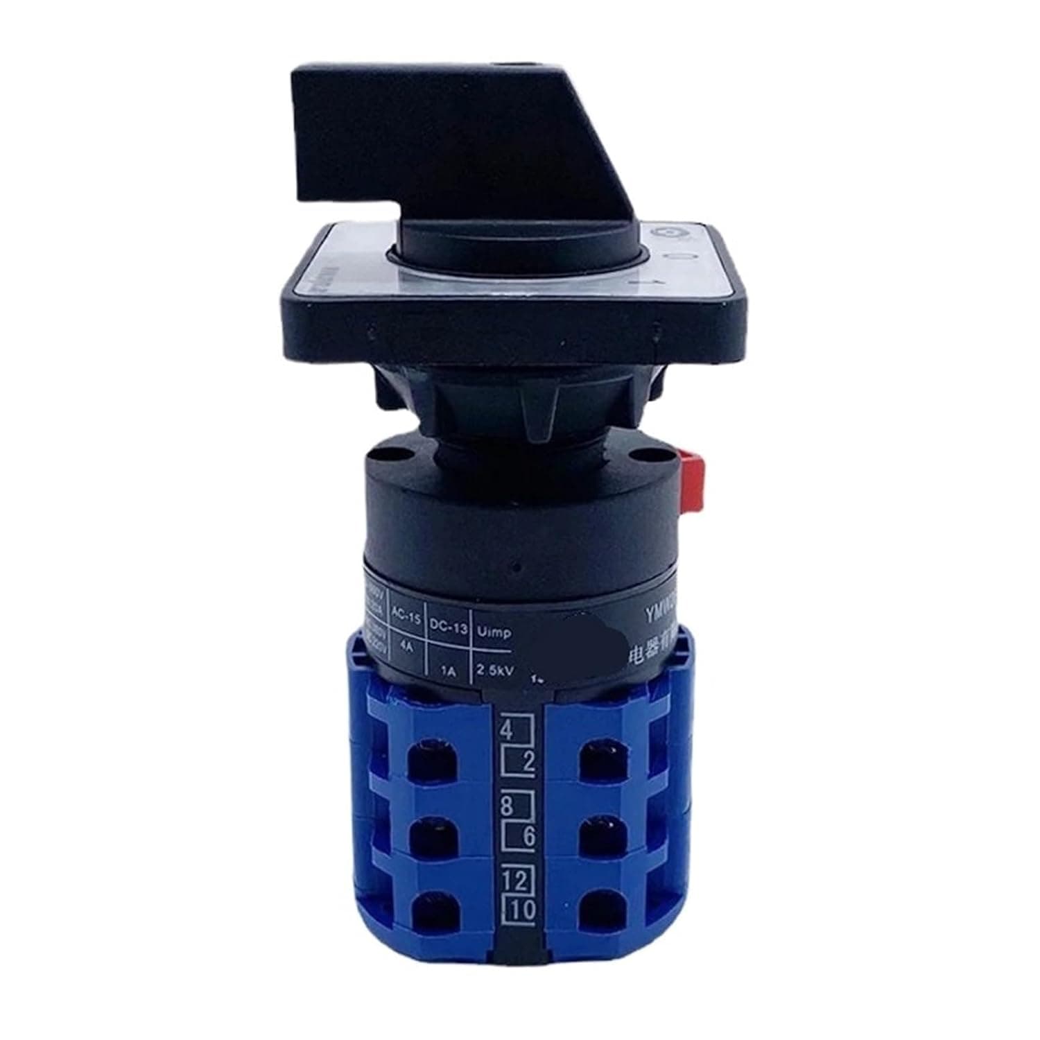 LW26-20S Series 22mm Single Hole Installation Rotary Cam Switch 20A Changeover Selector YMW26(Plate S1,3P)