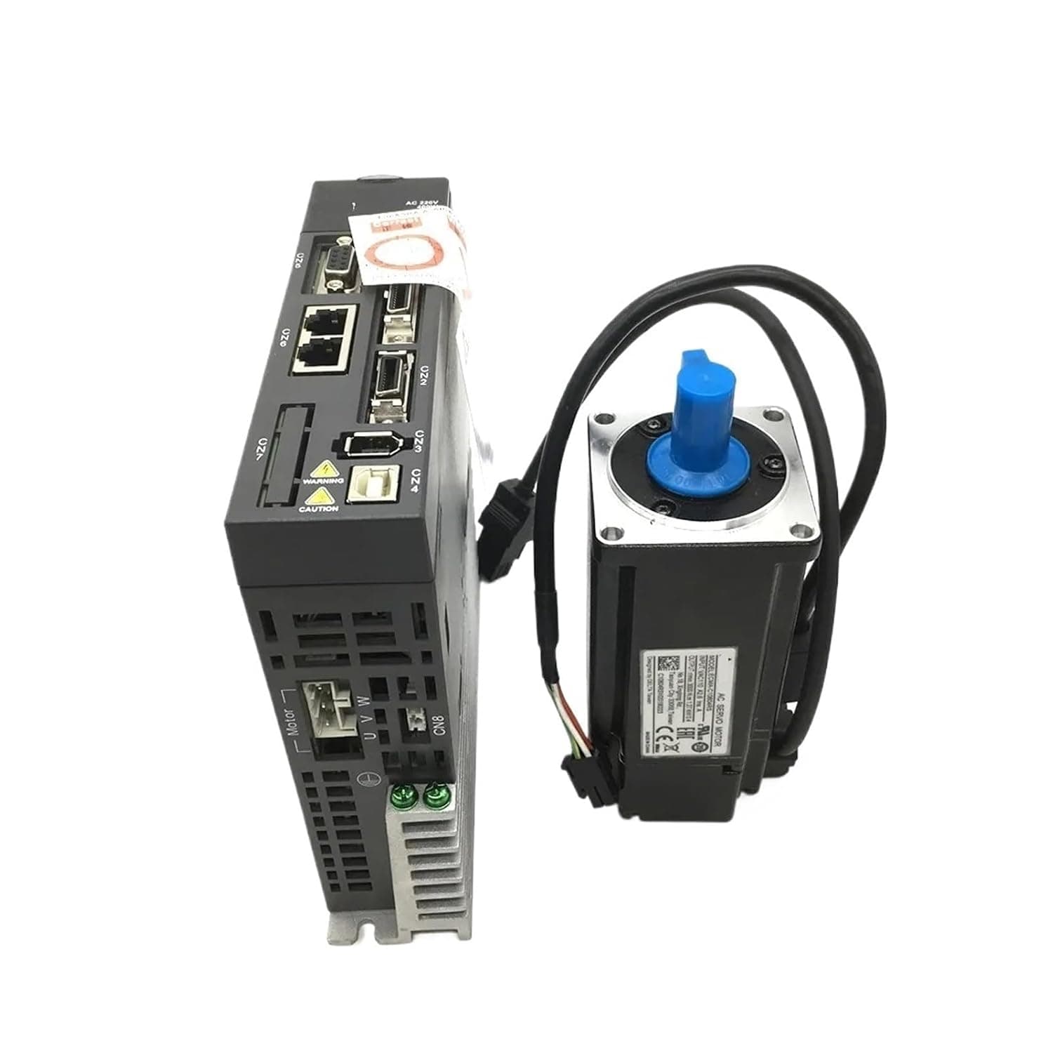 DA2 0.64Nm 200W AC servo Motor Driver kit ASD-A2-0221-L ECMA-C10602RS ECMA-C10602SS Brake 0.2KW 220V 3000rpm 60mm Flange(Brake Motor kit)