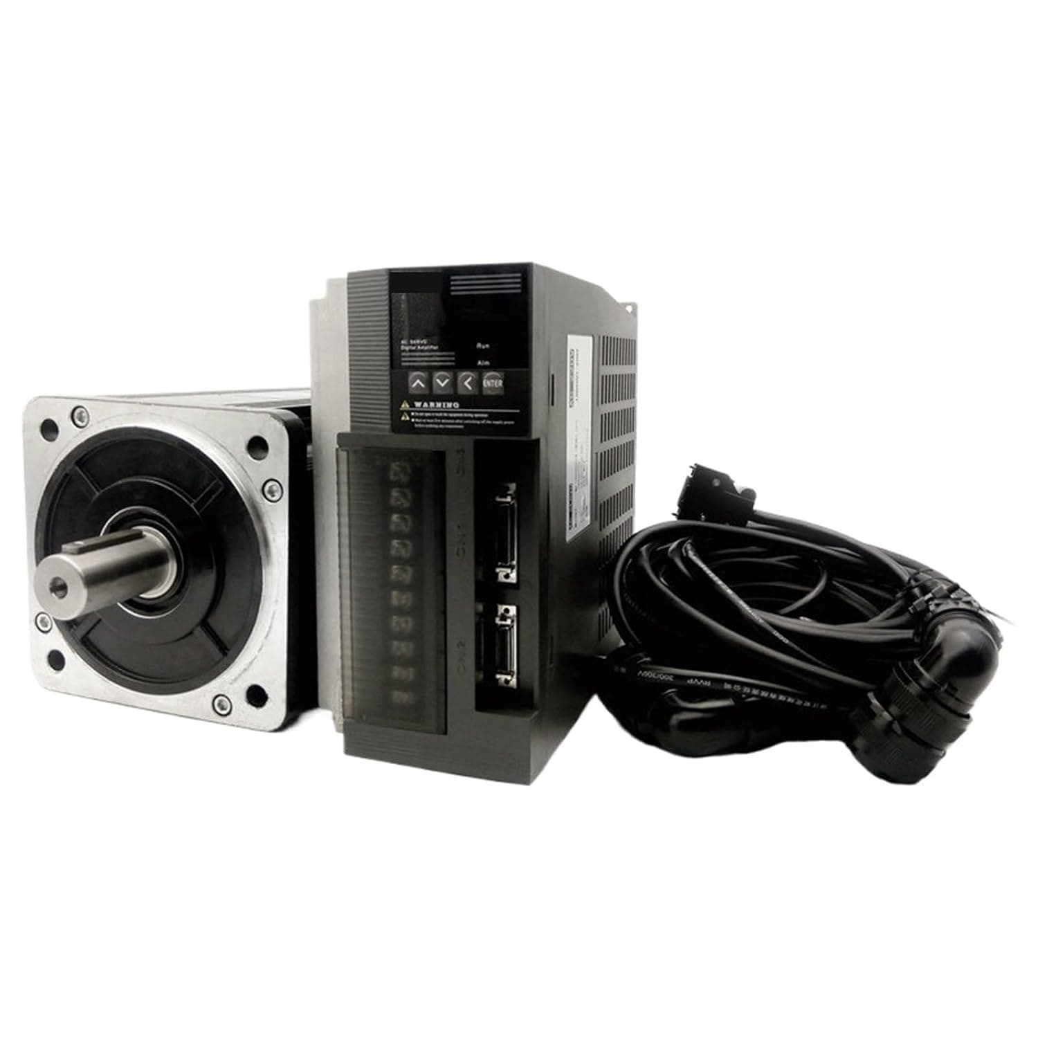 4.5KW 180ST-M21520 AC servo Motor 2000RPM 21.5Nm 220V/380V and servo Driver JB-1000C50L/H with 5m Cable(220V)