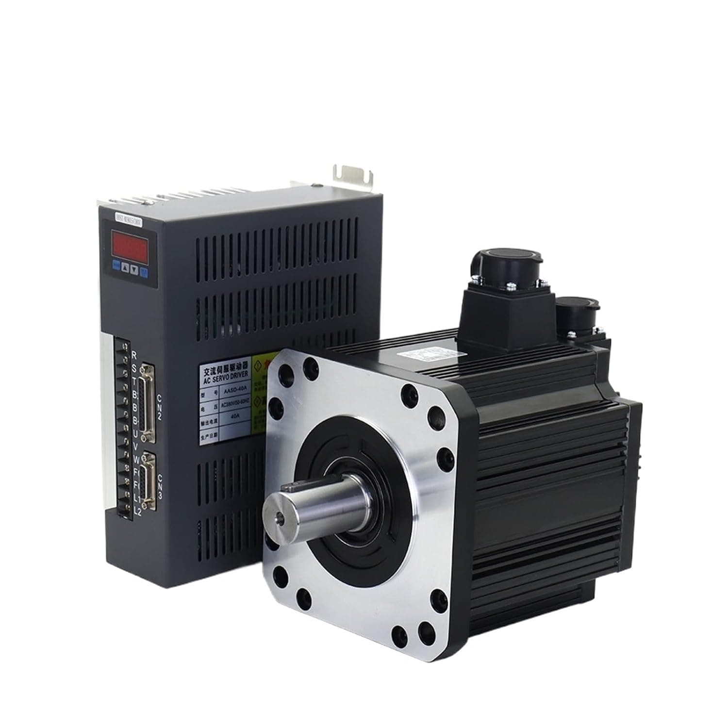 3KW 19N.m AC Servo Motor Driver Kits 1500RPM 220V AASD-40A+180ST-M19015 for CNC Router