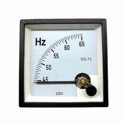 1Pcs SJ-72 45-55Hz 45-65Hz 55-65Hz AC 110V 220V 380V Frequency Table Meter CP-72 CZ-72 SQ-72(55-65Hz,220V)
