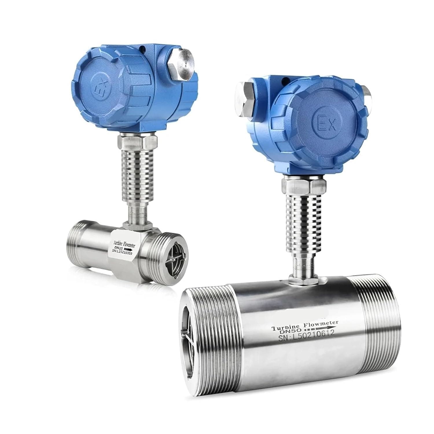 Pulse 4-20mA 0-5V Signal Water Flow Sensor Stainless Steel Flow Meter(DN4)