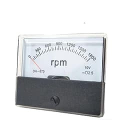 DH670 RPM Meter Speed Counter DC Tachometer for Frequency Converter Inverter 3500 Dc10v DH-670 Panel 1Pcs(3000rpm)