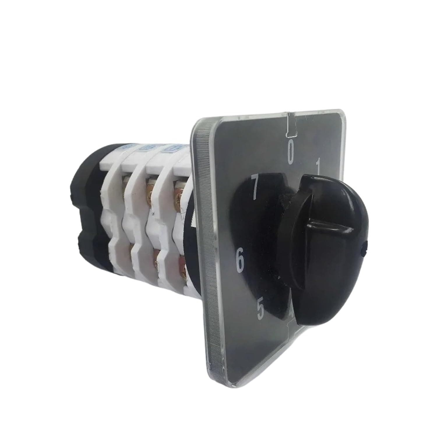 0-7 Position Rotary Cam Changeover Switch 50A Four Poles Universal Selector Silver Contact YMZ12-50/4
