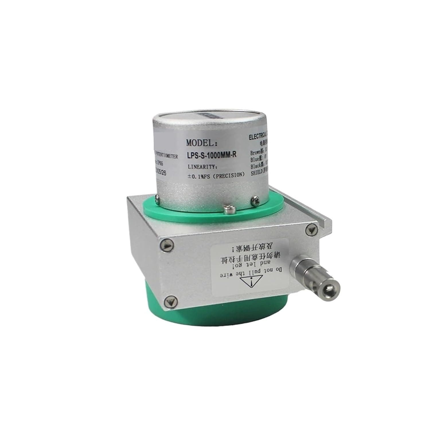 LPS-S Series Pull Wire Position Sensor 1300mm Linear Draw Rope Displacement Encoder for Tensile Force Measurement(LPS-S-800mm-P)