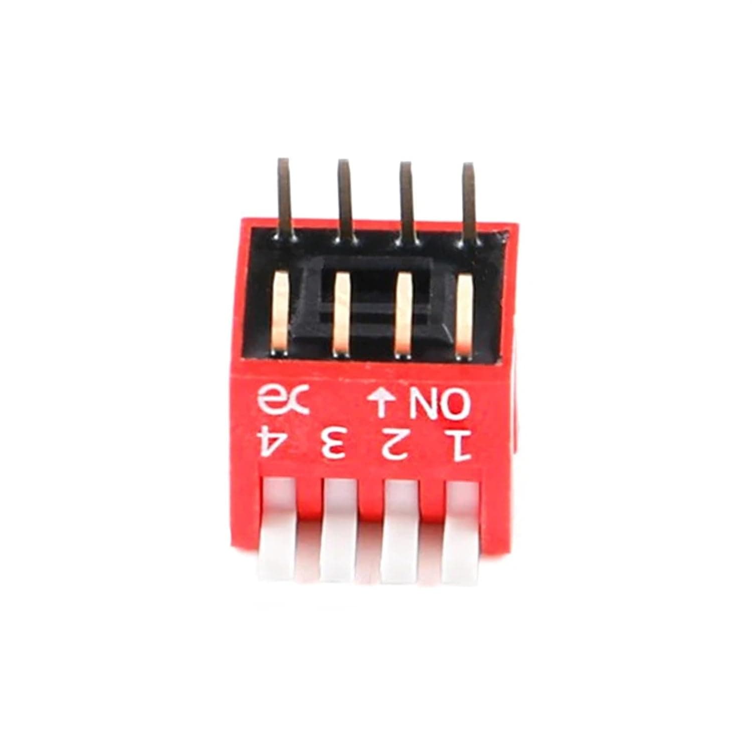 2.54mm RED DIP Side Dial Toggle Coding Switch Touch ON/of 1Pcs(2P)