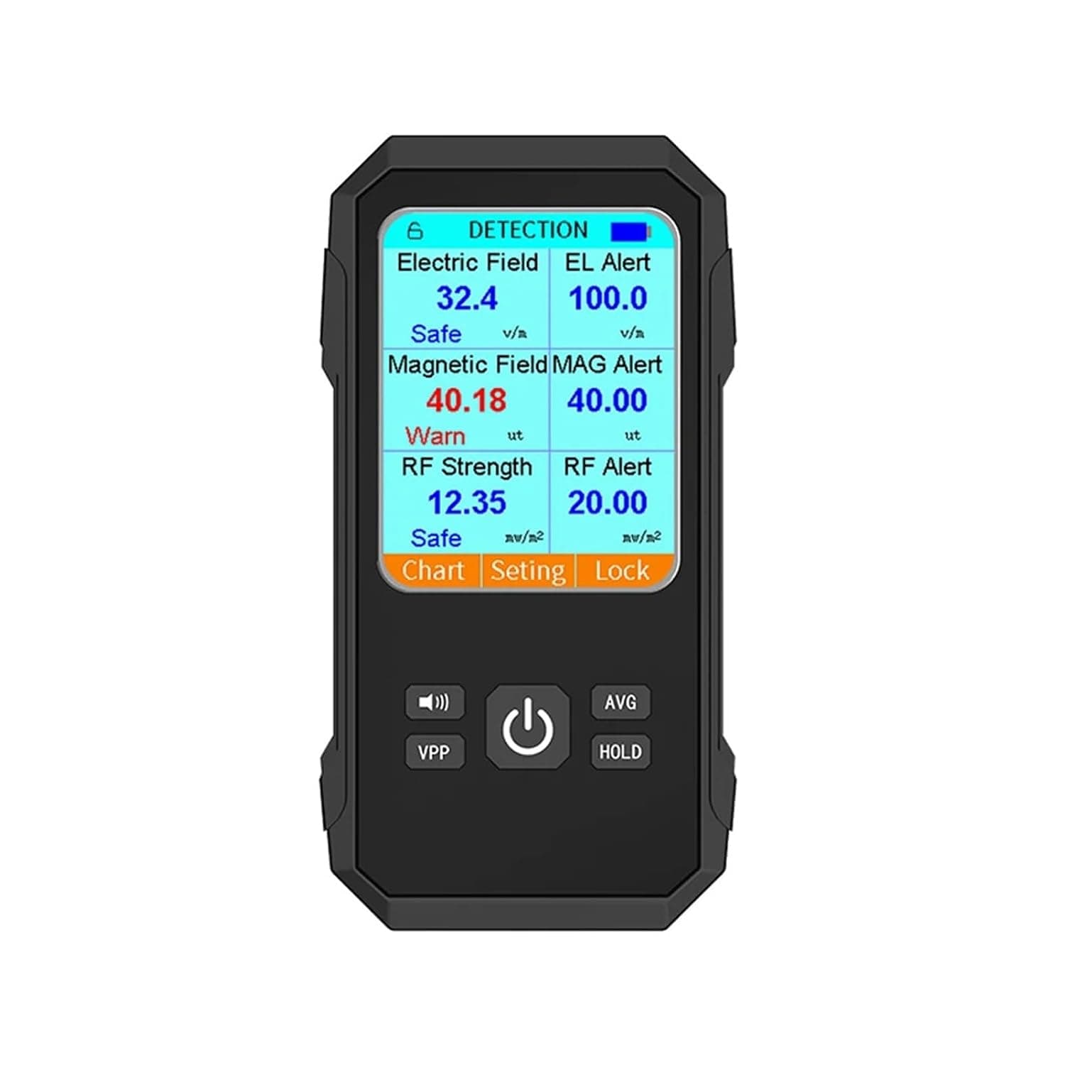 3in1 Electric Field Magnetic Radiation Detector Electromagnetic Tester EMF Meter Radio Frequency Detect