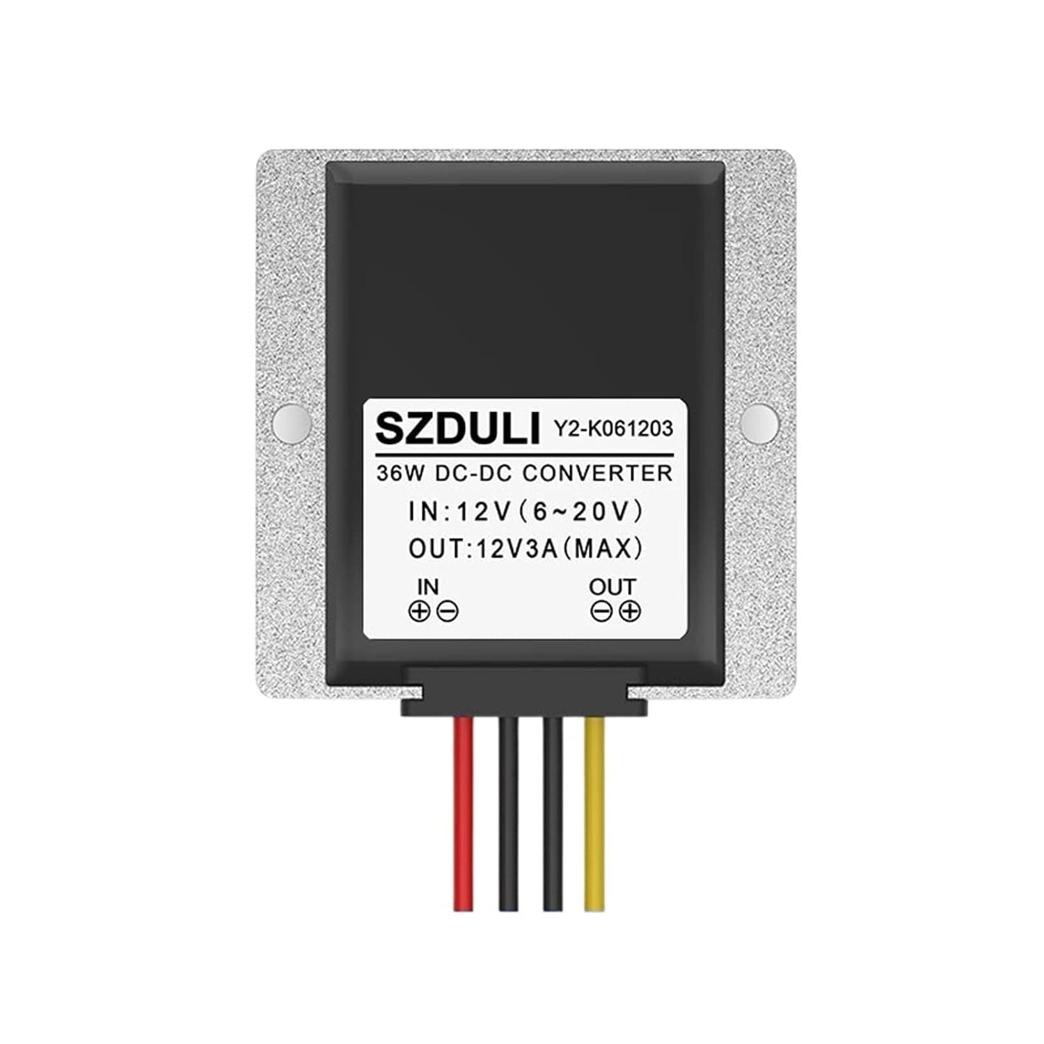 6-20V to 12V DC Power Supply Regulator 12V to 12V car Modified Automatic Buck-Boost Converter Waterproof(6-20v to 12v 3a)
