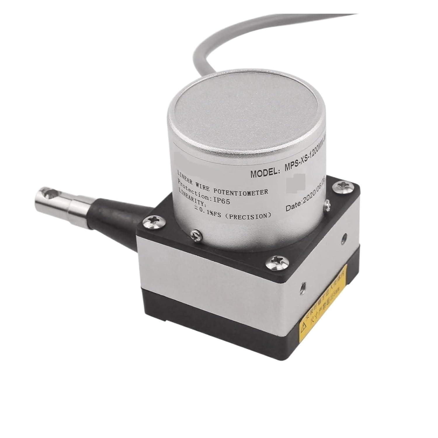 Mini 0-10V Wire Rope Displacement Sensor Cable Draw Potentiometer Linear Position Encoder MPS-XS(100mm)